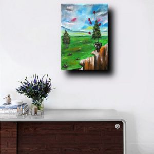 palloncini salva alberodx 300x300 - quadri moderni astratti dipinti a mano