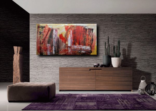 quadri astratti informali per soggiorno 160x80 - immagine 4