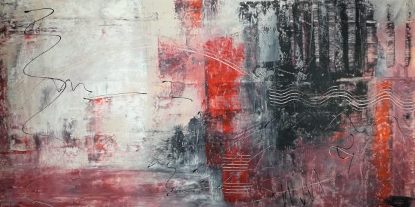 quadri moderni per arredamento contemporaneo 120x60 rosso - immagine 3