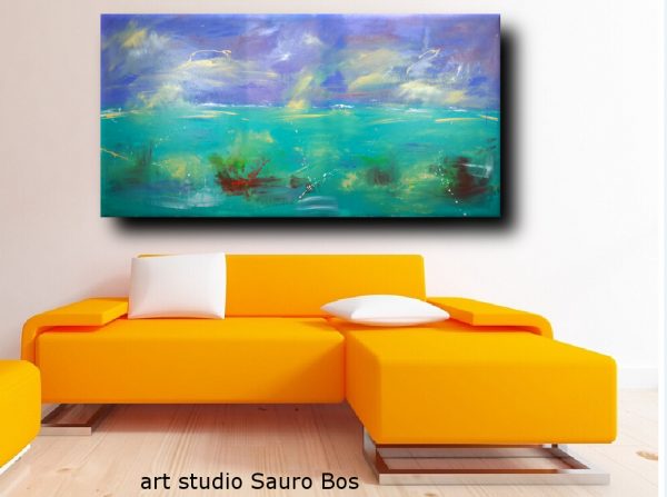 quadri astratti -paesaggio-200x100 - immagine 3