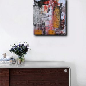 quadri moderni su tela c064 300x300 - painting for abstract living room with gold frame 120x70