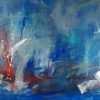 quadri astratti astratti blu 120x60 - immagine 3