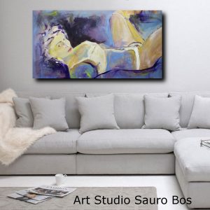 quadri astratti colorati donna woamn D002 300x300 - ABSTRACT ART