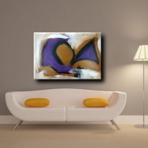 quadri moderni astratti su tela c134 300x300 - painting for abstract living room with gold frame 120x70