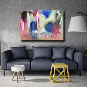 quadri moderni colorati c119 300x300 - dipinti moderni grandi su tela 120x120
