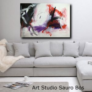 quadro astratto c104 300x300 - quadri moderni ad olio colorati su tela grandi dimensioni 120x60x4