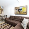 quadro grande astratto su tela 120x80 per arredamento moderno soggiorno - immagine 3