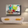 quadro astratto su tela 120x80  fatto a mano - immagine 3