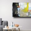 quadro grande astratto su tela 120x80 per arredamento soggiorno - immagine 4