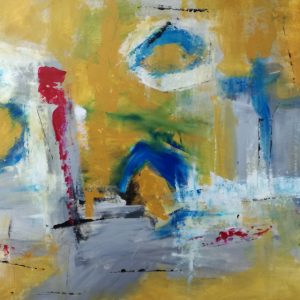 quadri astratti su tela c256 300x300 - painting 120x70 abstract for living room with gold frame