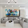 quadri astratti grandi su tela 200x100 - immagine 3