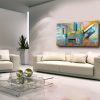 quadri  astratti grandi dimensioni 180x90 moderni - immagine 4