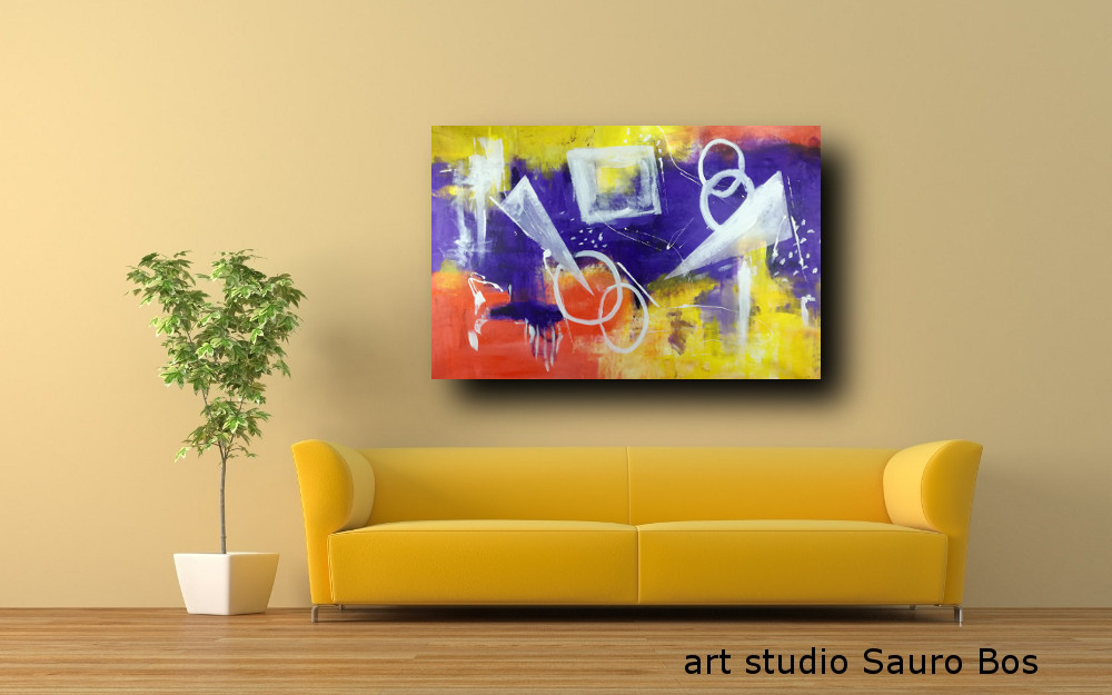 quadri astratti su tela c294 - quadri moderni da soggiorno