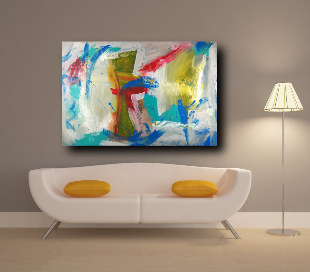 quadri fatti a mano su tela c298 - quadri moderni per soggiorno