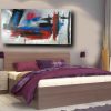 quadro per soggiorno grandi dimensioni 180x90 astratto - immagine 3