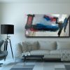 quadri per soggiorno grandi dimensioni 180x90 astratto moderno - immagine 3