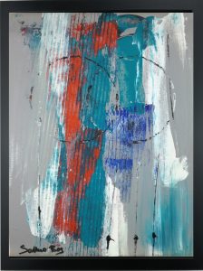 quadro astratto con cornice za009 224x300 - picture-abstract-with-frame-za009