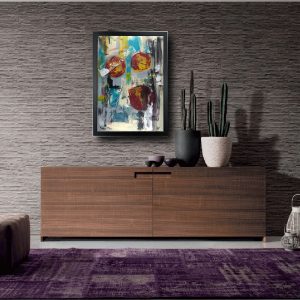 quadro con cornice astratto zz001 300x300 - AUTHOR'S ABSTRACT PAINTINGS