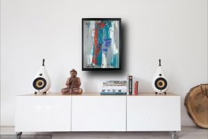 za009 quadro astratto con cornice 300x200 - za009-framework-abstract-with-frame