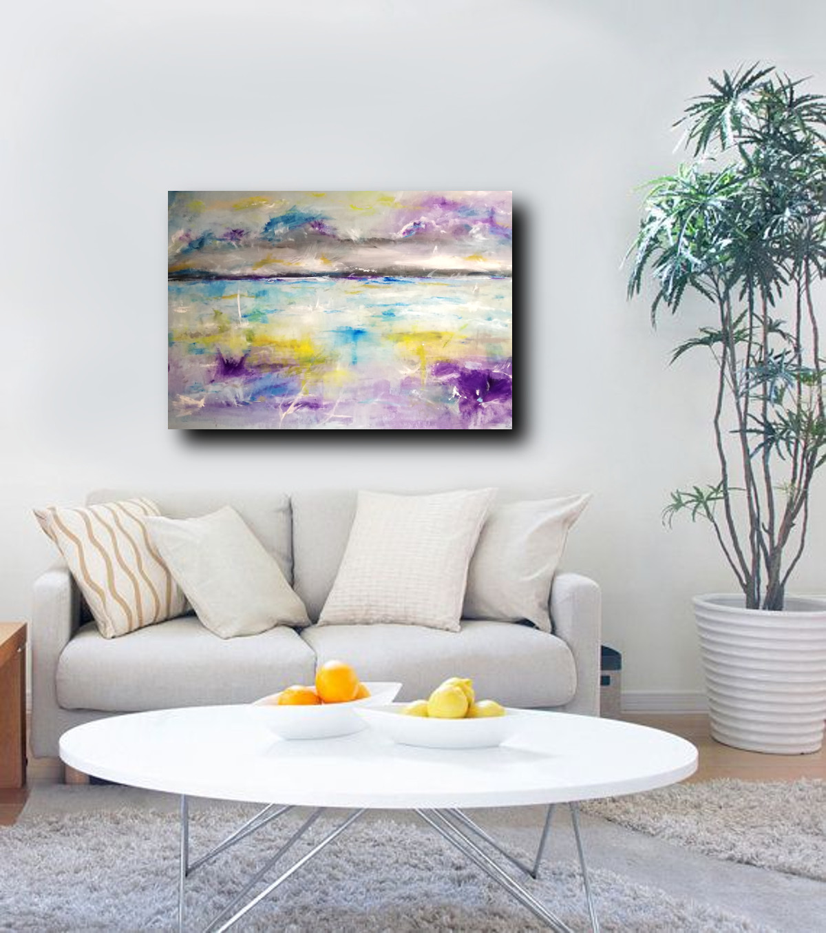 astratto colorato c340 - quadri astratti moderni per il soggiorno di casa