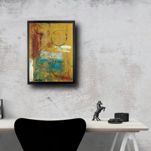 quadro astratto con cornice nera za026 300x300 - quadri-astratti-in offerta