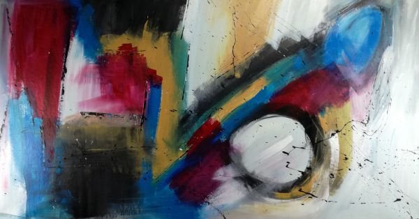 quadro astratto 150x80 per casa modena - immagine 3