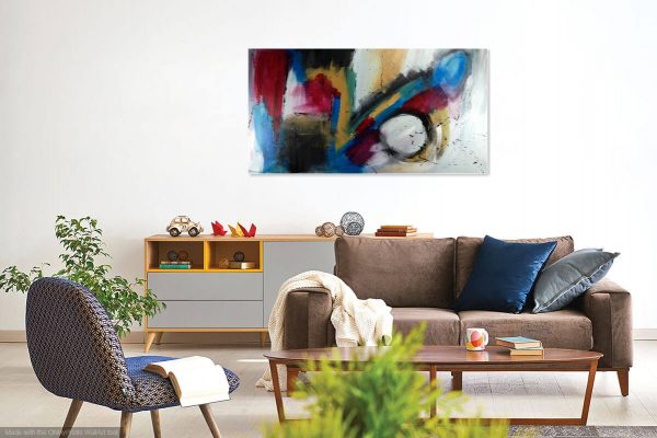 quadro astratto 150x80 per casa modena - immagine 2