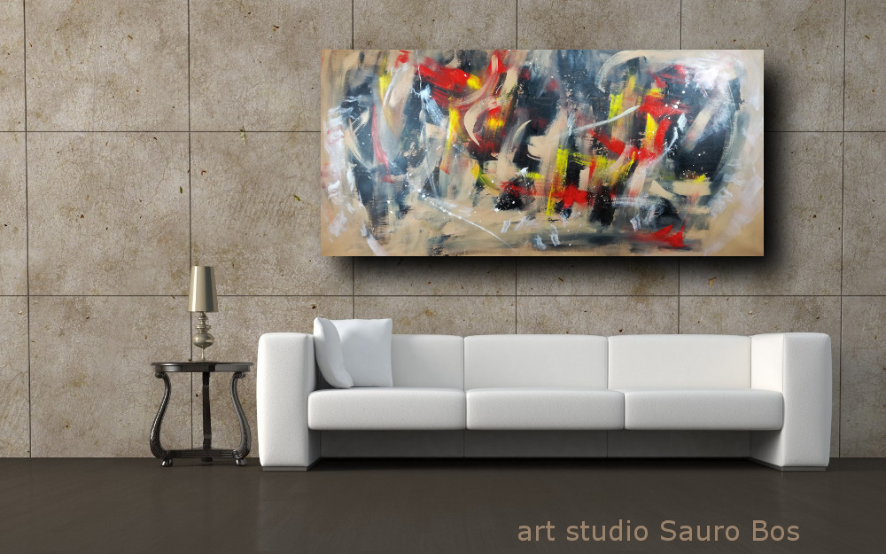 quadro su tela astratto c359 - quadri astratti moderni per il soggiorno di casa