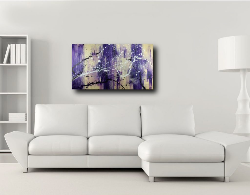 quadro per soggiorno astratto 150x80