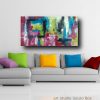 dipinto astratto su tela grandi 120x60 - immagine 4