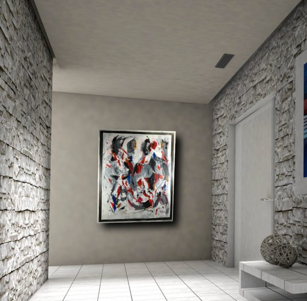 dipinto su tela astratto 120x150 - immagine 5