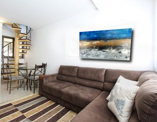 quadro per soggiorno moderno 150x80 - immagine 3