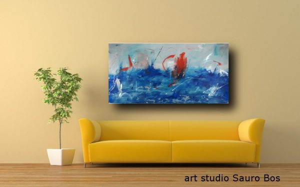 dipinto su tela  120x80 per soggiorno moderno (Copia) - immagine 4