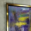quadro su tela astratto 120x70 con cornice - immagine 6