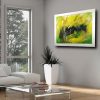quadro astratto moderno con cornice-100x70 - immagine 3