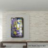 quadro su tela astratto 120x70 con cornice - immagine 4