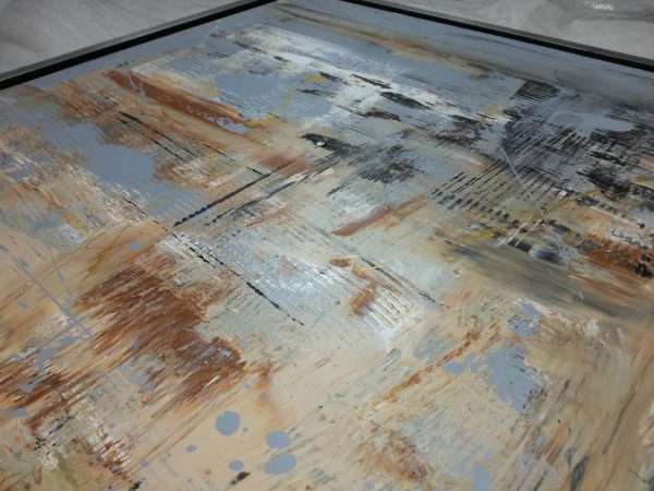 quadro su tela con cornice argento 120x70 - immagine 6