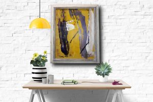 quadro astratto con cornice bianca za014 300x200 - quadro-astratto-con-cornice-bianca-za014