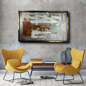 quadro con ornice moderno astratto c434 300x300 - ABSTRACT ART