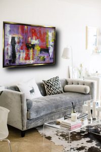 quadro su tela con cornice oro c427 200x300 - quadro-su-tela-con-cornice-oro-c427
