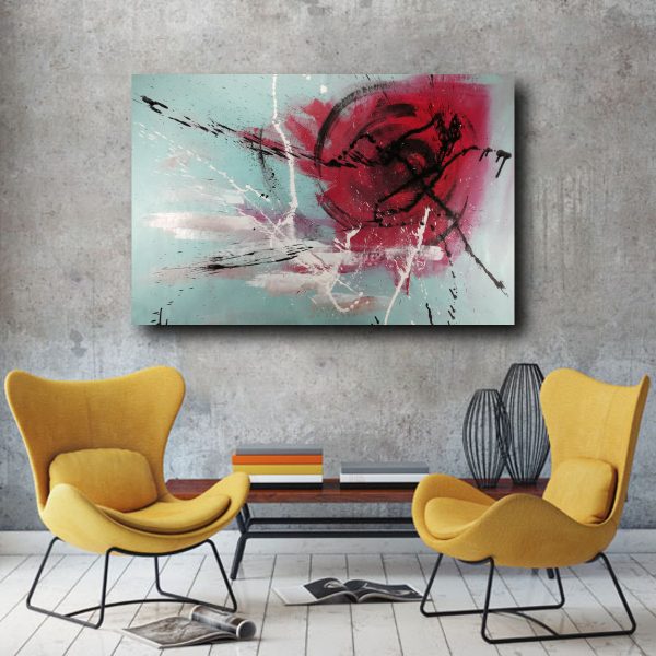 dipinto su tela 120x80 per arredamento moderno - immagine 3