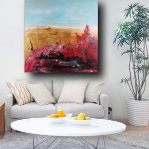 quadro su tela da comissionare rosso relativo 300x300 - ABSTRACT ART