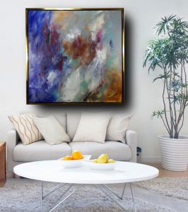 quadro astratto moderno con cornice c481 266x300 - quadro-astratto-moderno-con-cornice-c481