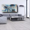quadro dipinto a mano grande per soggiorno dimensioni 180x90x4 - immagine 4