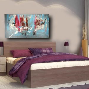 astratto dipinto a mano camera da letto c515 300x300 - painting on contemporary abstract canvas 150x80