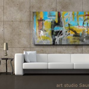 quadro astratto grande c512 300x300 - dipinto a mano astratto contemporaneo 150x80