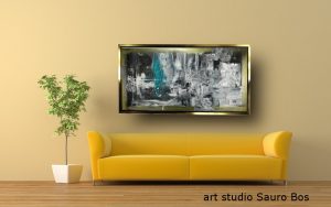 quadro con cornice oro astratto c558 300x188 - quadro-con-cornice-oro-astratto-c558