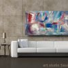 grande dipinto su tela 150x80 per salotto-b - immagine 5