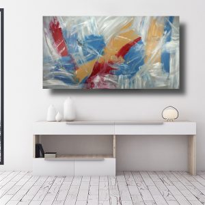 dipinto astratto grande dimensioni c607 300x300 - large painted on abstract canvas 120x80
