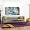 dipinto moderno astratto per salotto 150x80 - immagine 4